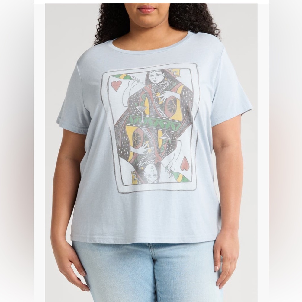 Lucky Brand Drinking Queen TShirt